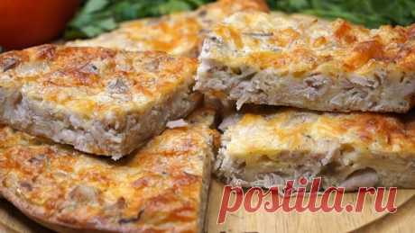 Легкий низкокалорийный пирог с курицей - СУПЕР ШЕФ
