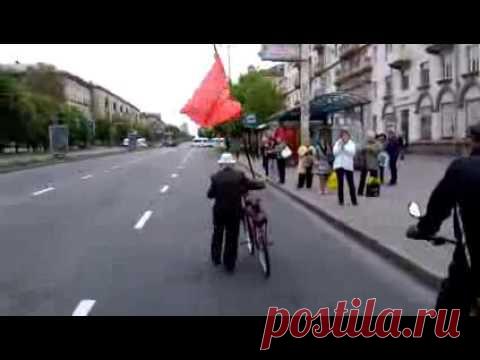 Один за всех: Ветеран устроил запрещенный парад на Украине - Актуальное видео - Полит-онлайн