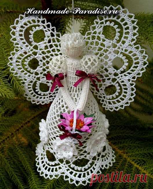 Схемы ажурных ангелов крючком - Handmade-Paradise