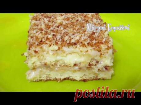 МЕДОВЫЙ Торт Без РАСКАТКИ КОРЖЕЙ! САМЫЙ НЕЖНЫЙ И ПРОСТОЙ! ДОМАШНИЙ ТОРТ!