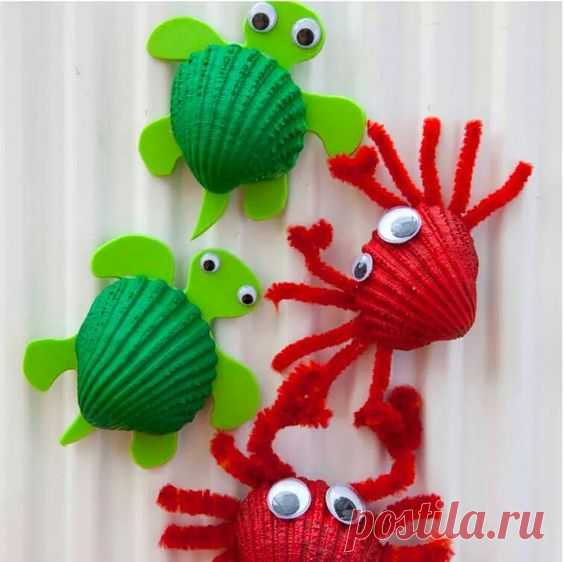 Поделки из ракушек
