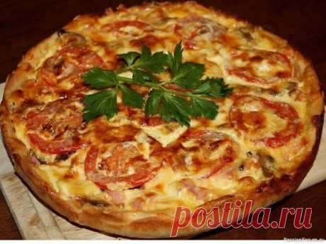 Картофельная открытый пирог-пицца