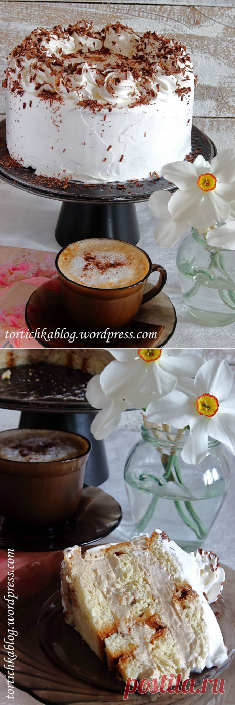 Козуначена торта Капучино / Cappuccino easter bread cake – ТОРТИЧКА