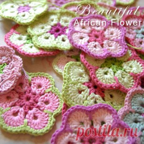 african flower / paperweight granny: free crochet patterns | make handmade, crochet, craft