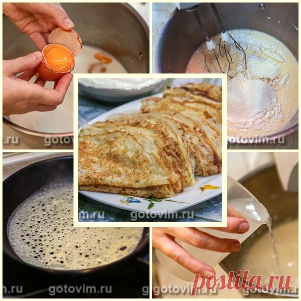 Блины заварные на молоке