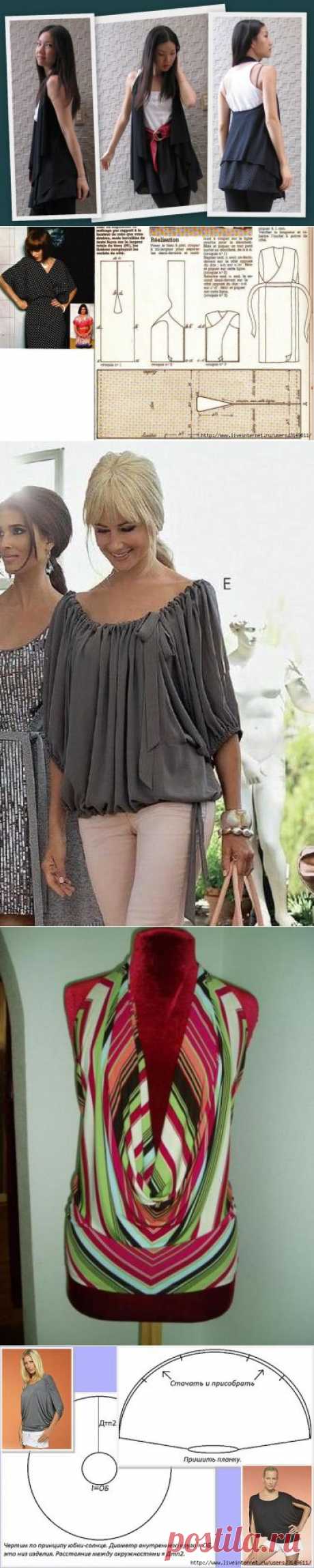 ДЛЯ ТЕХ, КТО ШЬЁТ.Простые выкройки для быстрых платьев
