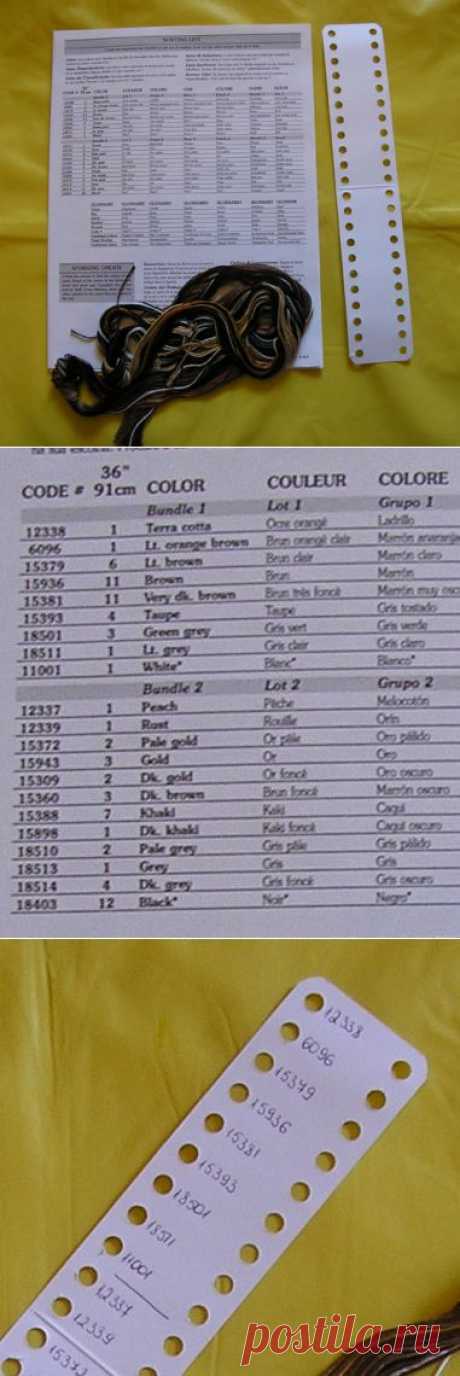 Fairy's Town. Оракул. Разбор ниток в наборах Дименшионс - счетный крест