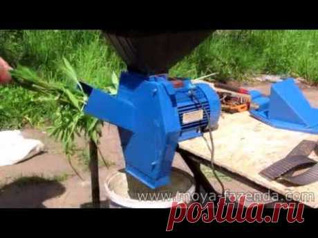 Универсальный измельчитель 3 в 1 (зернодробилка, стеблерезка, корморезка)