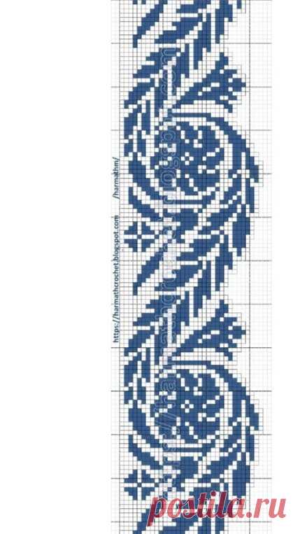 Вяжем красивые гжельские узоры спицами. Схемы. | Всё в жизни связано. | Яндекс Дзен