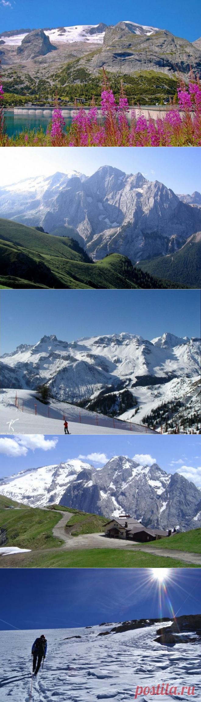 Красивая гора Мармолада / Туристический спутник