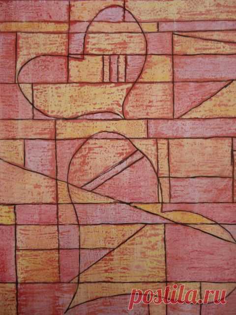 Paul Klee - 'Hearts' | Paul Klee & Wassily Kandinsky