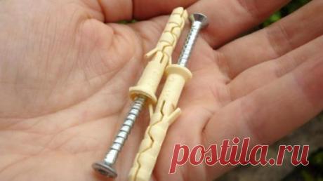 Что можно сделать, чтобы дюбель не болтался в отверстии