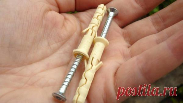 Что можно сделать, чтобы дюбель не болтался в отверстии