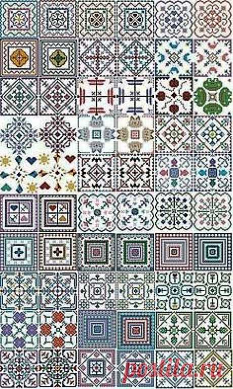 Cross Stitch Hmong Inspired Borders - PDF pattern