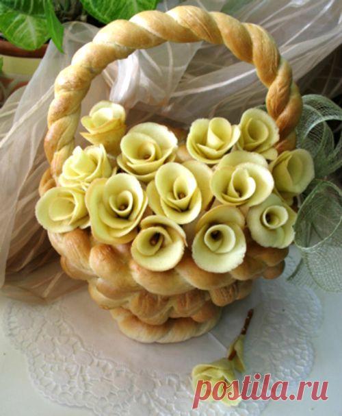 Печенье «Роза» из творожного теста