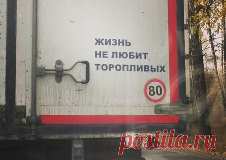 Жизнь не любит торопливых ⚠
