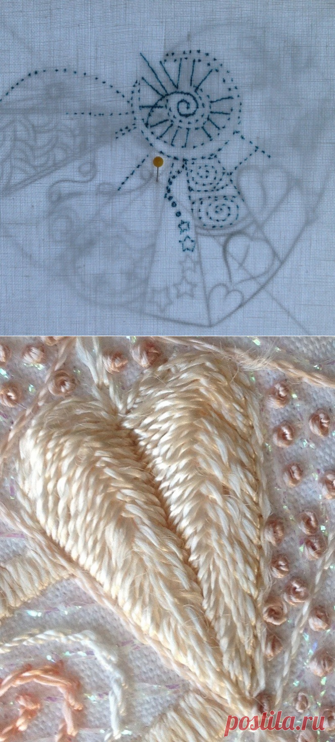 Бразильская техника вышивки (Brazilian Dimensional Embroidery) ☆ швы и стежки, мастер-классы и видео