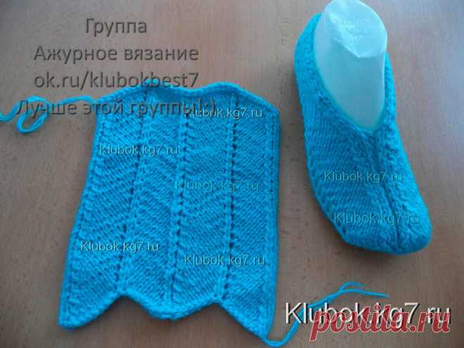 ТАПОЧКИ ЗА ЧАС! ВЯЖУТСЯ ЛЕГКО И БЫСТРО! | Клубок