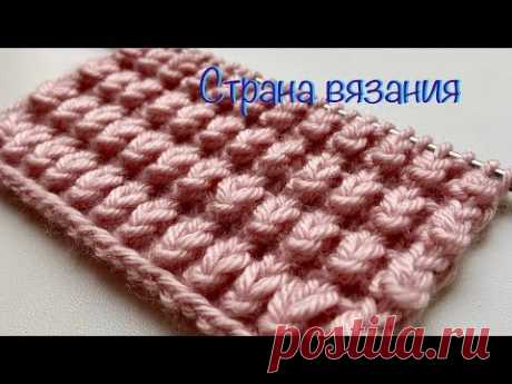 Узоры спицами. Пышные дорожки.