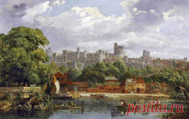 ЖанровоПейзажное... William Parrott (British, 1813 - 1869) - английский живописец, акварелист и литограф.