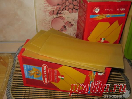 Отзыв о Паста для лазаньи Pasta Zara LASAGNE GIALLE | Пасту варить не нужно! всё дело в соусе! поверьте!