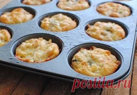 ​Куриные маффины с сыром — Sloosh – кулинарные рецепты