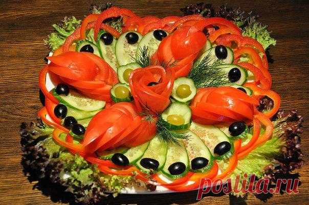 Оформление овощной нарезки. / Путь моды