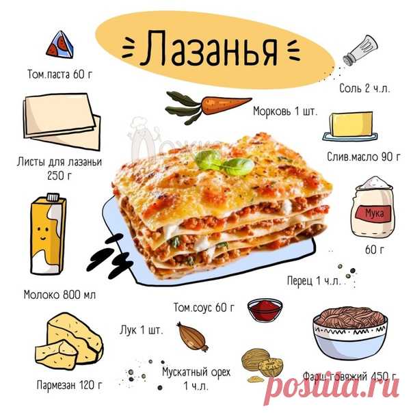 Много раз готовила лазанью, но как говорят, совершенству нет предела. 

#рецепты@mir_hitrostey