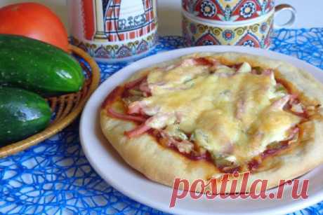 Пицца «Школьная» на тесте из хлебопечки | CityWomanCafe.com