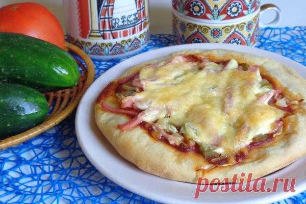 Пицца «Школьная» на тесте из хлебопечки | CityWomanCafe.com