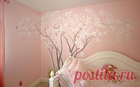 Великолепие художественной росписи стен — Наши дома