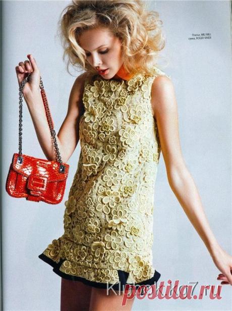 Цветы с выпуклыми лепестками | Клубок