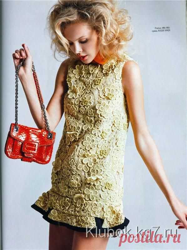 Цветы с выпуклыми лепестками | Клубок