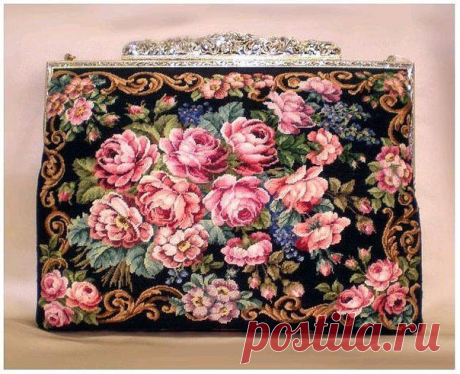 Старинная техника вышивки Petit Point. Украшения с микровышивкой Petit point | 3vision - Fashion blog