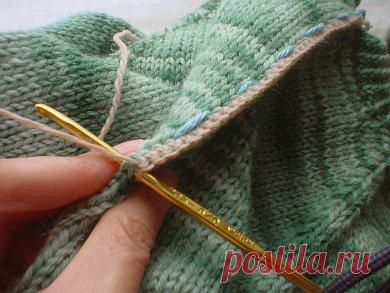 МК - Как превратить свитер в кардиган.