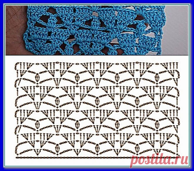 Узоры крючком