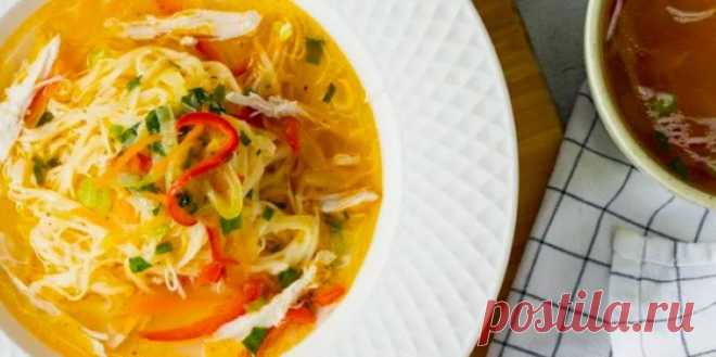 *УГАР-ОШ*: УЗБЕКСКИЙ КУРИНЫЙ СУП-ЛАПША