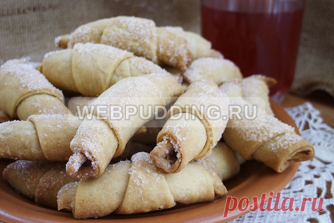 Рогалики из песочного теста | Как приготовить на Webpudding.ru