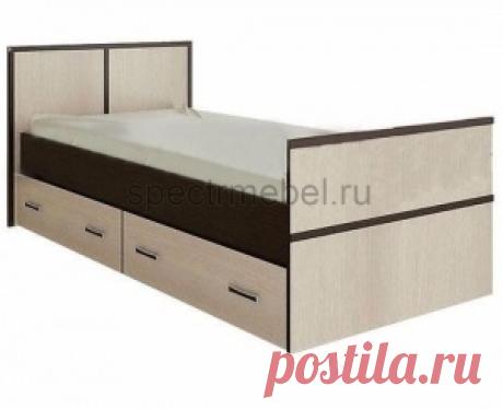 Дешево Кровать Сакура с ящиками  1050х860х2034 с матрасом в комплекте от производителя