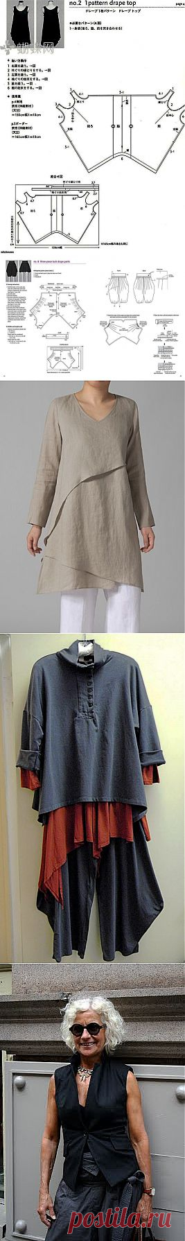 Boho-не-Boho (схемы кроя).