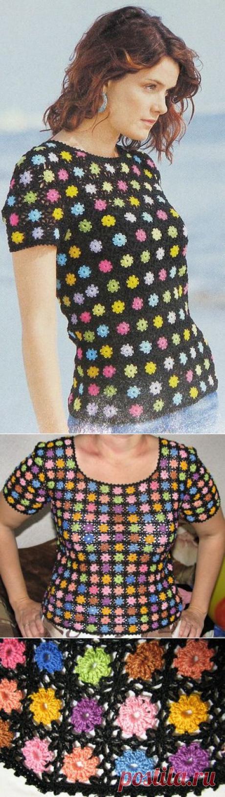 Из остатков пряжи - чудо!