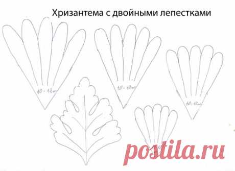 Искусство цветоделия. ХРИЗАНТЕМА С ДВОЙНЫМИ ЛЕПЕСТКАМИ