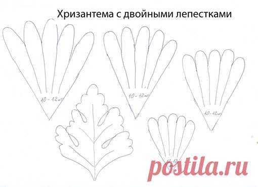 Искусство цветоделия. ХРИЗАНТЕМА С ДВОЙНЫМИ ЛЕПЕСТКАМИ