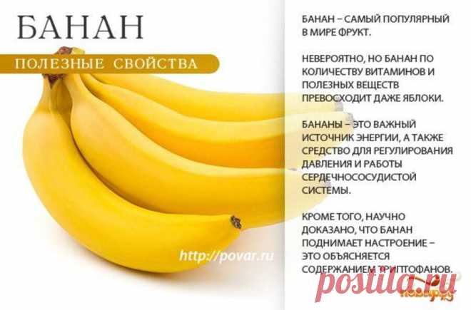Банан полезные свойства