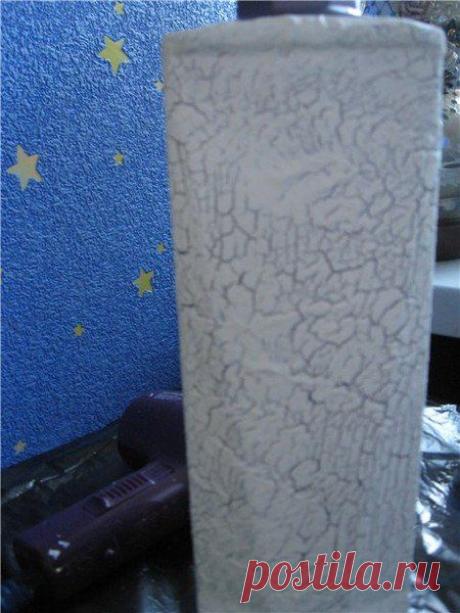 Кракле на ПВА и шпатлевке.МК..