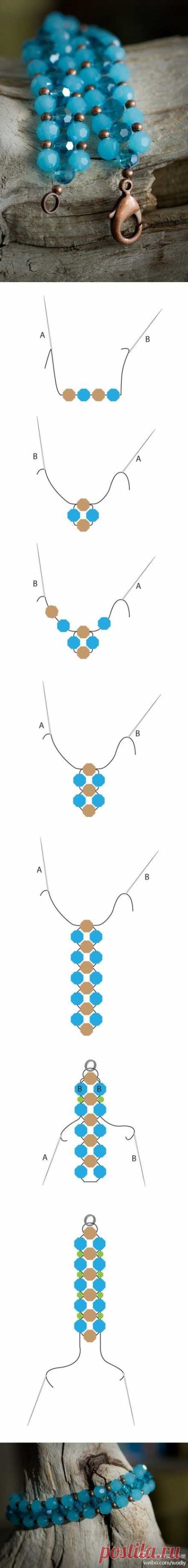(129) Bead bracelet | biju preferidas