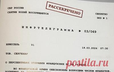 Рассекречен документ о планах Парижа отправить Украине 2 тыс. солдат. Согласно донесению резидента разведки под псевдонимом Феликс, Париж и сейчас тщательно скрывает как численность потерь, так и сам факт задействования французских военных на Украине
