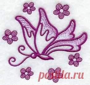 Machine Embroidery Designs at Embroidery Library! - Butterfly Borders & Corners