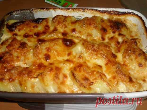 Картофель в духовке под соусом - пошаговый рецепт с фото