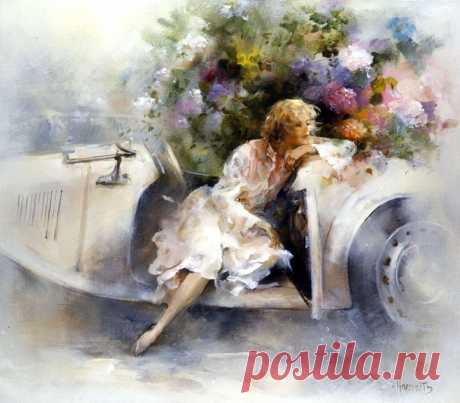 О тебе одной. Художник Willem Haenraets..